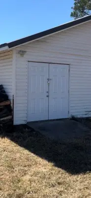 Shed roof, fascia, and door replacement — Home Renovation & Remodeling Services project by Edwards Custom Contracting LLC.