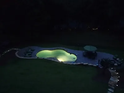 New Pool and Patio — Landscape Design project by Southern Elegance Design And Landscape in Alpharetta