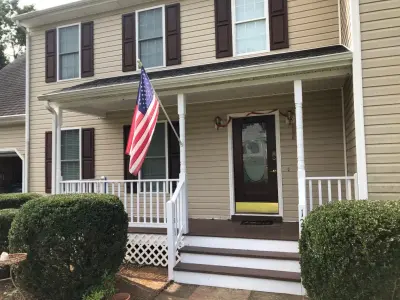 Porch Revamp — Home Renovation & Remodeling Services project by Swift Run Renovations