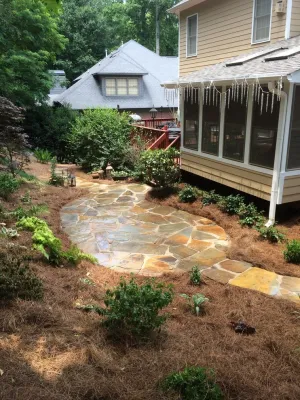 Paths and Patios — Landscape Design project by Southern Elegance Design And Landscape
