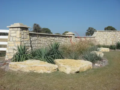 Granbury,TX Ranch Entry — Landscape Design project by Southern Land Design - A Design / Build Firm