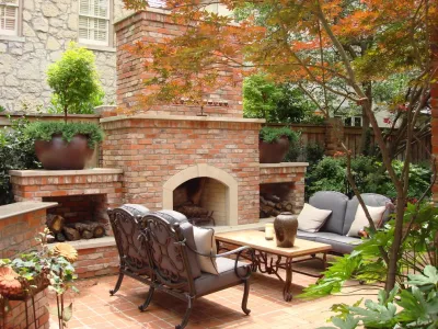 Highland Park - Outdoor Living Area — Landscape Design project by Southern Land Design - A Design / Build Firm