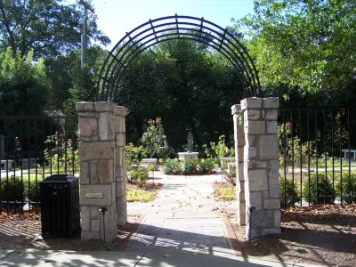 St Joseph's Catholic Church Rose Garden — Landscape Design project by Southern Vistas Inc