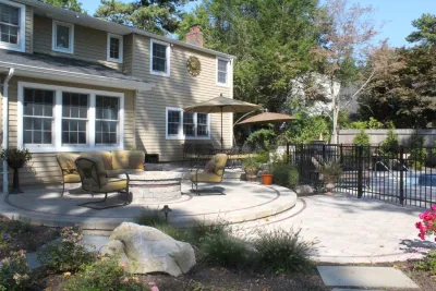 Autumn Leaf Landscape Design - Retaining Wall Construction in Huntington, NY