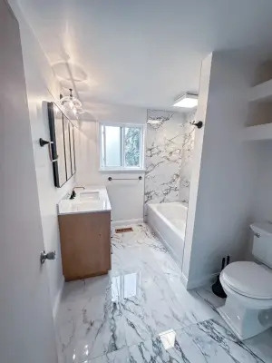 Olivia's bathroom renovation — Home Renovation & Remodeling Services project by Jvb Contractors LLC
