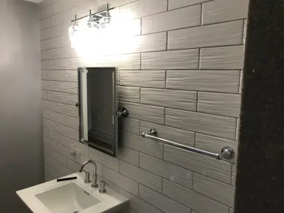 Onyx Bathroom Shower Renovation — Home Renovation & Remodeling Services project by IMG Construction Services