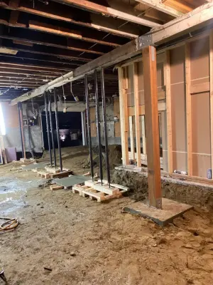 Basement renovation project — Home Renovation & Remodeling Services project by Jvb Contractors LLC