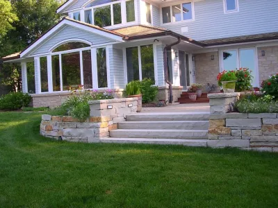 Terrace Walls — Landscape Design project by Avant Gardening & Landscaping Inc