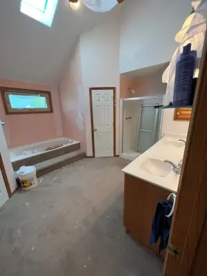 Contemporary Spa Bathroom — Home Renovation & Remodeling Services project by XP Construction