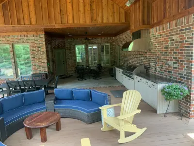 Sanders Open Air Living Space — Home Renovation & Remodeling Services project by Lewis And Company Construction And Design