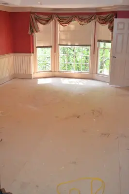 Kemp Primary Bedroom Flooring and Stairs by JWAC Construction Inc.