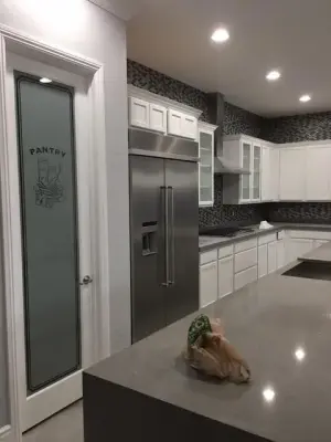 Concrete Kitchen Countertops in Transition — Home Renovation & Remodeling Services project by Simply Construction