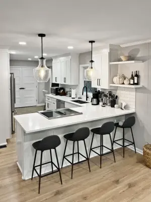 Lawrenceville GA Kitchen Renovation — Home Renovation & Remodeling Services project by Hill Residential Contractors