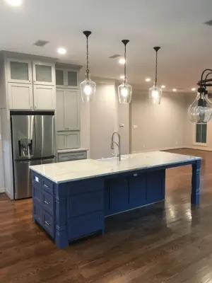 Dual Color Kitchen — Home Renovation & Remodeling Services project by Straight Line Construction, Inc.