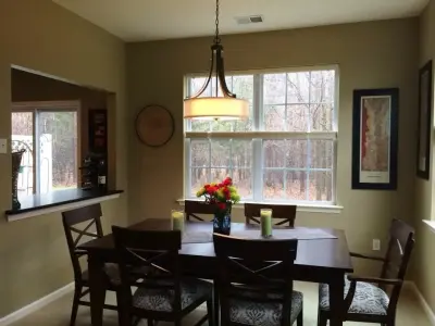 Princeton, NJ Transitional Dining Room by A B Graham Contracting
