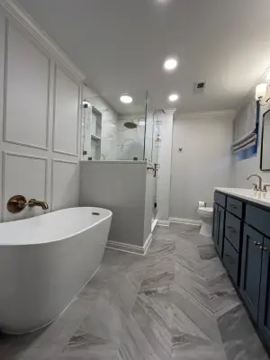 Lincolnshire Primary Bathroom Retreat — Home Renovation & Remodeling Services project by Paul Davis Restoration-Lincoln