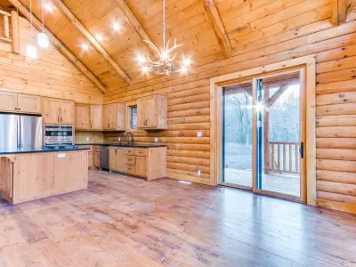Timber Cabins — Home Renovation & Remodeling Services project by Red Rock Log Homes Of Oklahoma