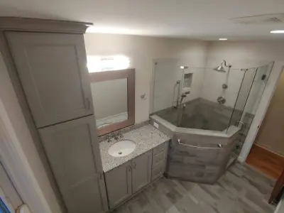 Norfolk VA Main Bathroom Remodel — Home Renovation & Remodeling Services project by K.M. Cash Remodeling