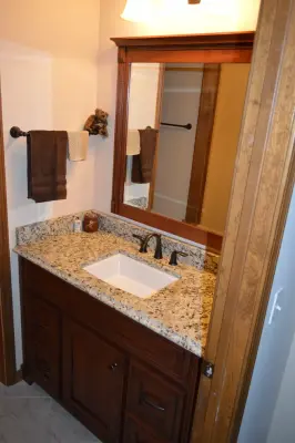 Primary and Secondary Bathroom Renovation — Home Renovation & Remodeling Services project by Twin Lakes Woodworking & Remodeling