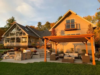 The Red Hill Project: Lake Kanasatka — Landscape Design project by Stephens Landscaping Professionals, LLC in Moultonborough