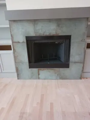 Fireplace Renovation by Lechner Design & Remodel