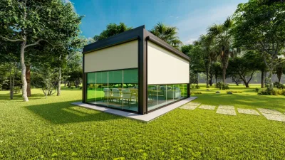 Awning for patio - Landscape Design in Houston, TX