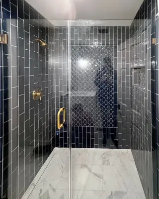 Millstone Baths, Bainbridge Island, WA — Home Renovation & Remodeling Services project by Assured Accuracy, LLC