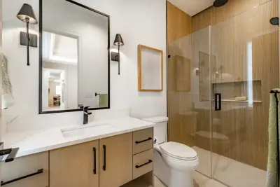 Contemporary Master and Guest Bathrooms — Home Renovation & Remodeling Services project by Expedea Construction Group