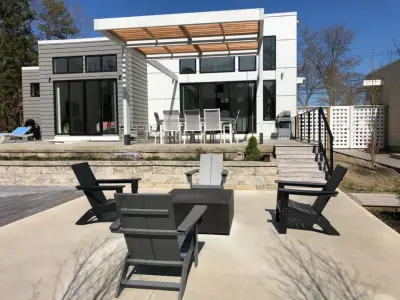 Contemporary Pergola Design, Miller Place, NY — Home Renovation & Remodeling Services project by Long Island Creative Contracting