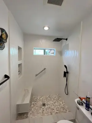 bathroom renovation — Home Renovation & Remodeling Services project by US LA Home Remodeling Inc.