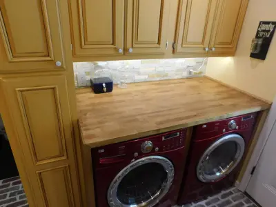 Personalized Laundry Space by LOK Designs LLC.