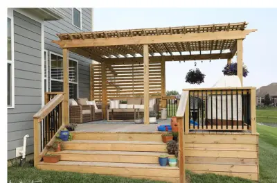 Personalized Deck Patio with Railing — Home Renovation & Remodeling Services project by JV Custom Construction LLC