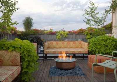 Rooftop Lounge — Landscape Design project by B. Gardening Landscape Design in Denver