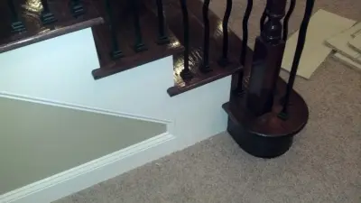 Personalized Staircase — Home Renovation & Remodeling Services project by David Wyles Construction LLC
