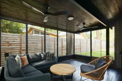 bespoke steel veranda — Home Renovation & Remodeling Services project by East Austin Carpenters