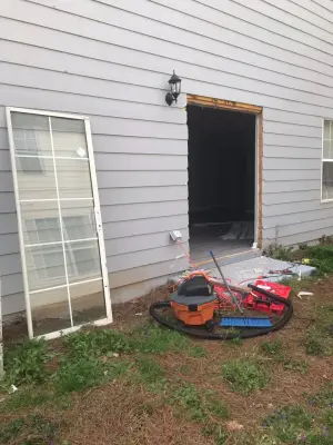 Decatur outdoor door renovation — Home Renovation & Remodeling Services project by Bs&eng CO