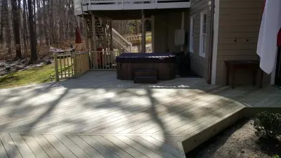 Preston Village Deck Building in Cary — Home Renovation & Remodeling Services project by Sole Source Solution, LLC
