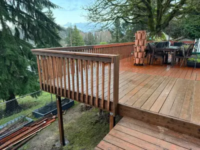 Deck Renovation and Extension — Home Renovation & Remodeling Services project by Foxtail Finish Carpentry