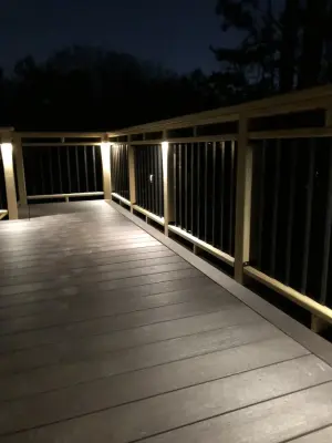 Deck with Pergola Combination by Crippen Woodworks