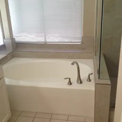 Transitional Master Bath at Desert Shores — Home Renovation & Remodeling Services project by Ranieri Construction LLC