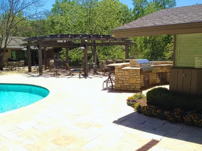 Tulsa Mid Century Modern Remodel and Addition — Landscape Design project by StudioScape, PLLC