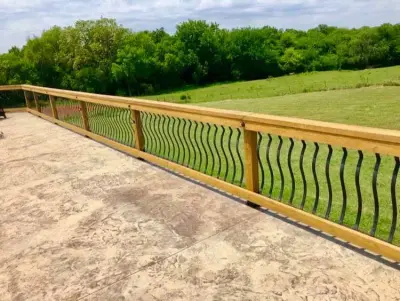 Fence Setup — Home Renovation & Remodeling Services project by Red Rock Log Homes Of Oklahoma