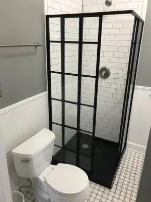 Urban Retro Restroom by Mint Construction