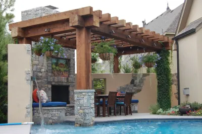 Mediterranean Nod by Szafranski Landscape Architecture