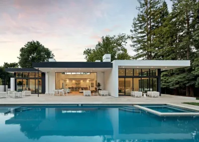 Saratoga Pool — Landscape Design project by T.H.Norton Landscape Architecture, Inc. in Saratoga