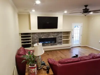 Ellis Fireplace Renovation by Hendricks Construction Co., Inc.
