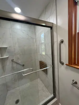 Bathroom renovation with en suite design — Home Renovation & Remodeling Services project by PLF Design & Remodeling