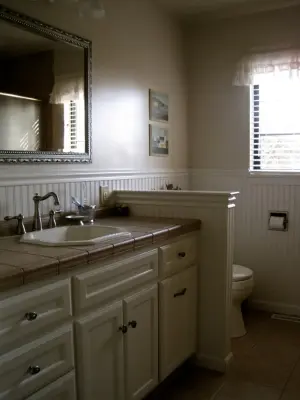 Escalon Living Room and Restroom — Home Renovation & Remodeling Services project by Avalon Builders