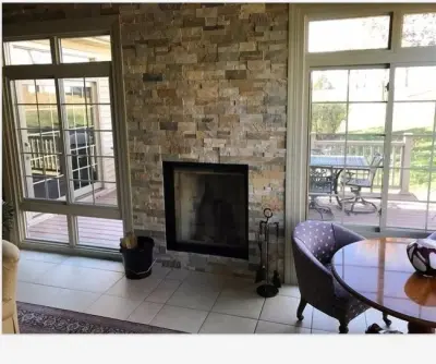 Fireplace and Chimney Services — Home Renovation & Remodeling Services project by Lank Construction
