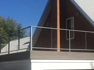 Outdoor Cable Railing System by Pascetti Steel Design, Inc.
